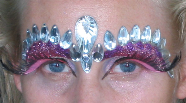 Maquillajes de ojos presentados en el show de Dior