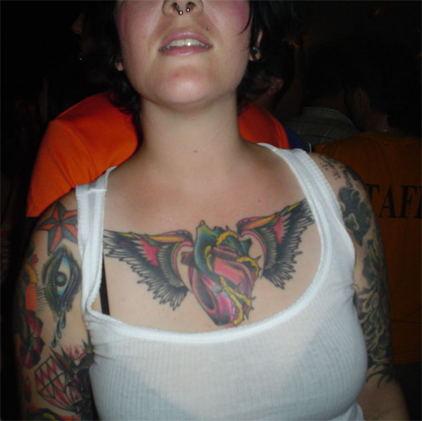 Tatuaje en una mujer