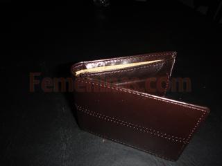 Billeteras de hombre cuero disponibles en marron negro suela