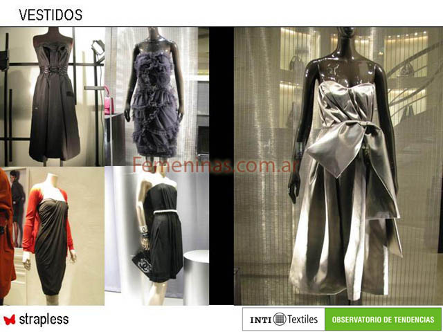 Tipologia vestidos strapless
