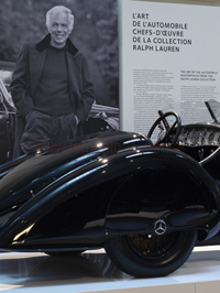 Ralph Lauren exposición de autos en Paris