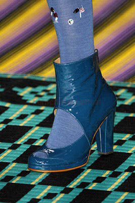 Betty jackson moda botas azules