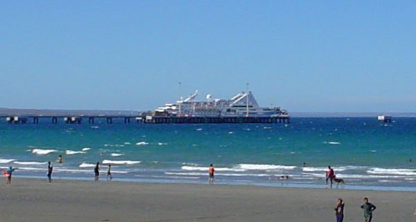 Crucero en Puerto Madryn