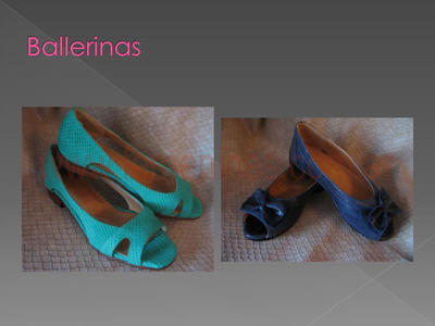 Zapatos de autor Maru Arguello balerinas colores
