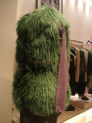 saco moda invierno 2009 chaleco verde