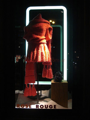 saco moda invierno 2009 lana naranja