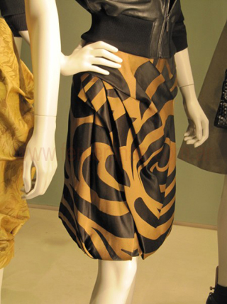 Falda estampada con pliegues  Max Mara