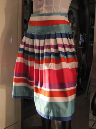 Falda rayada colores con tablas  Paul & Shark
