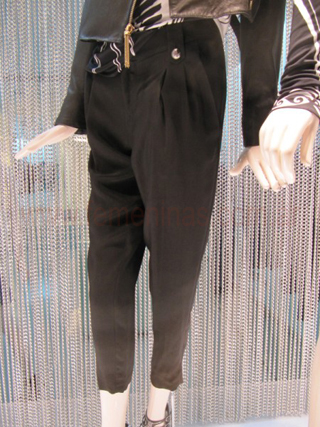 Pantalon negro carrot  Emilio Pucci