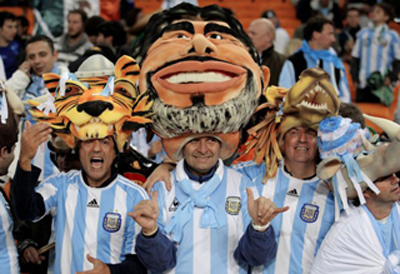 El color que pusieron los argentinos en la tribuna