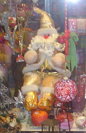 Papa Noel Dorado para esta Navidad