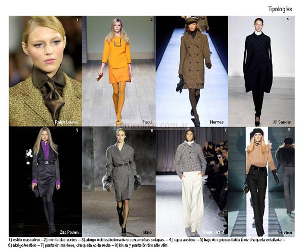 Modelos que marcan tendencia en moda otoño invierno 2008