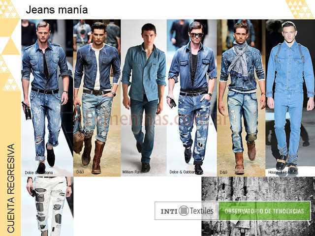 Jeans mania el denim en todas sus versiones jeans rotos camisas camperas
