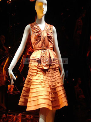 vestido de fiesta Dior