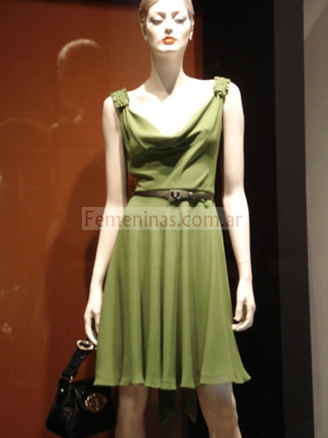 vestido de fiesta Escada color verde