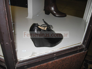 Zapato con plataforma negro